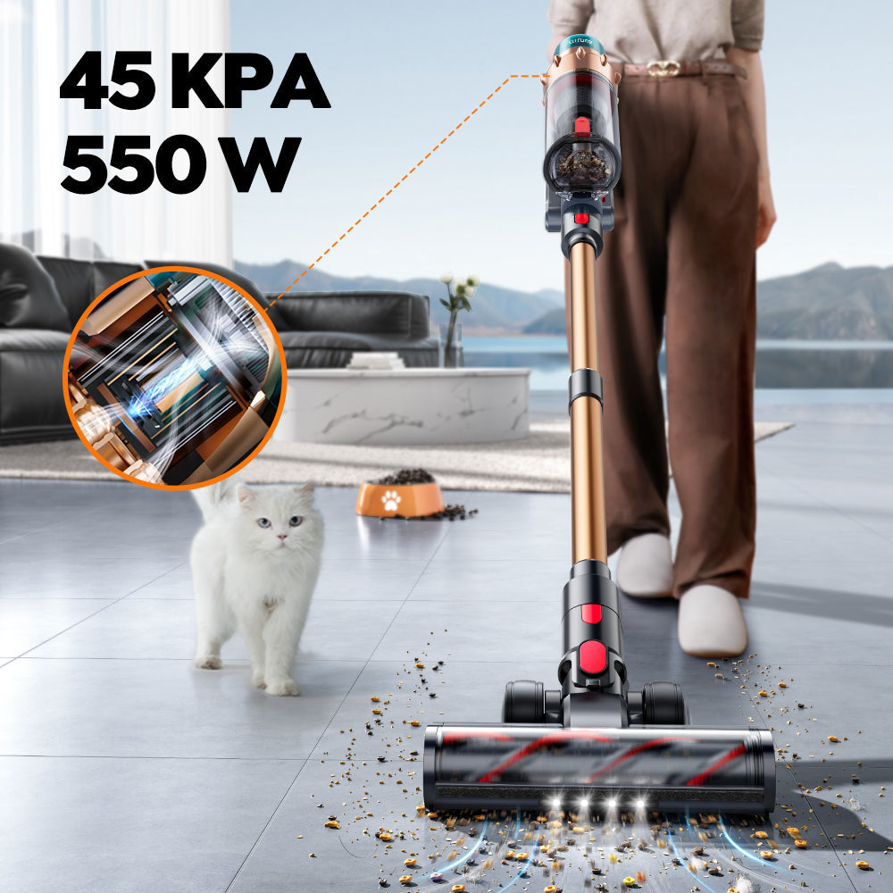550W/45kPa Suction Power VAC01 Cordless Vacuum Cleaner