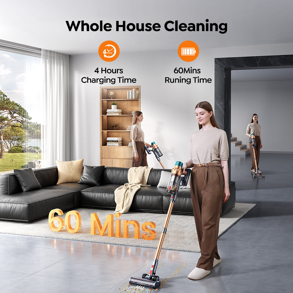 550W/45kPa Suction Power VAC01 Cordless Vacuum Cleaner