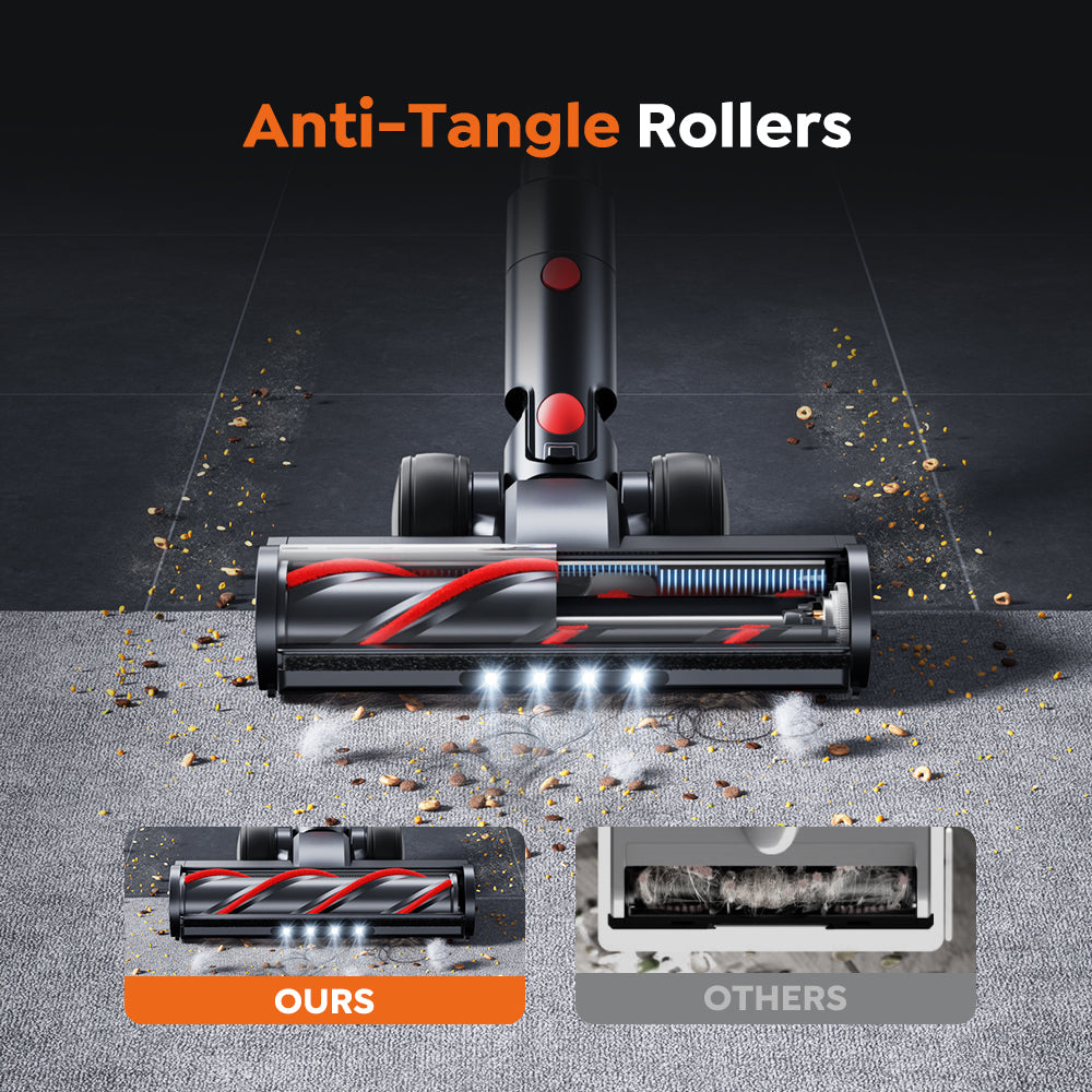 600W High-Speed Motor & 50KPA Ultra-Strong Suction X9 Cordless Vacuum Cleaner